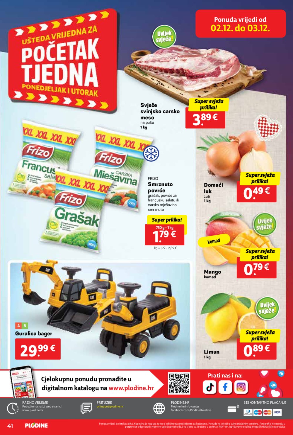 Plodine katalog Akcija 27.11.-03.12.2024.