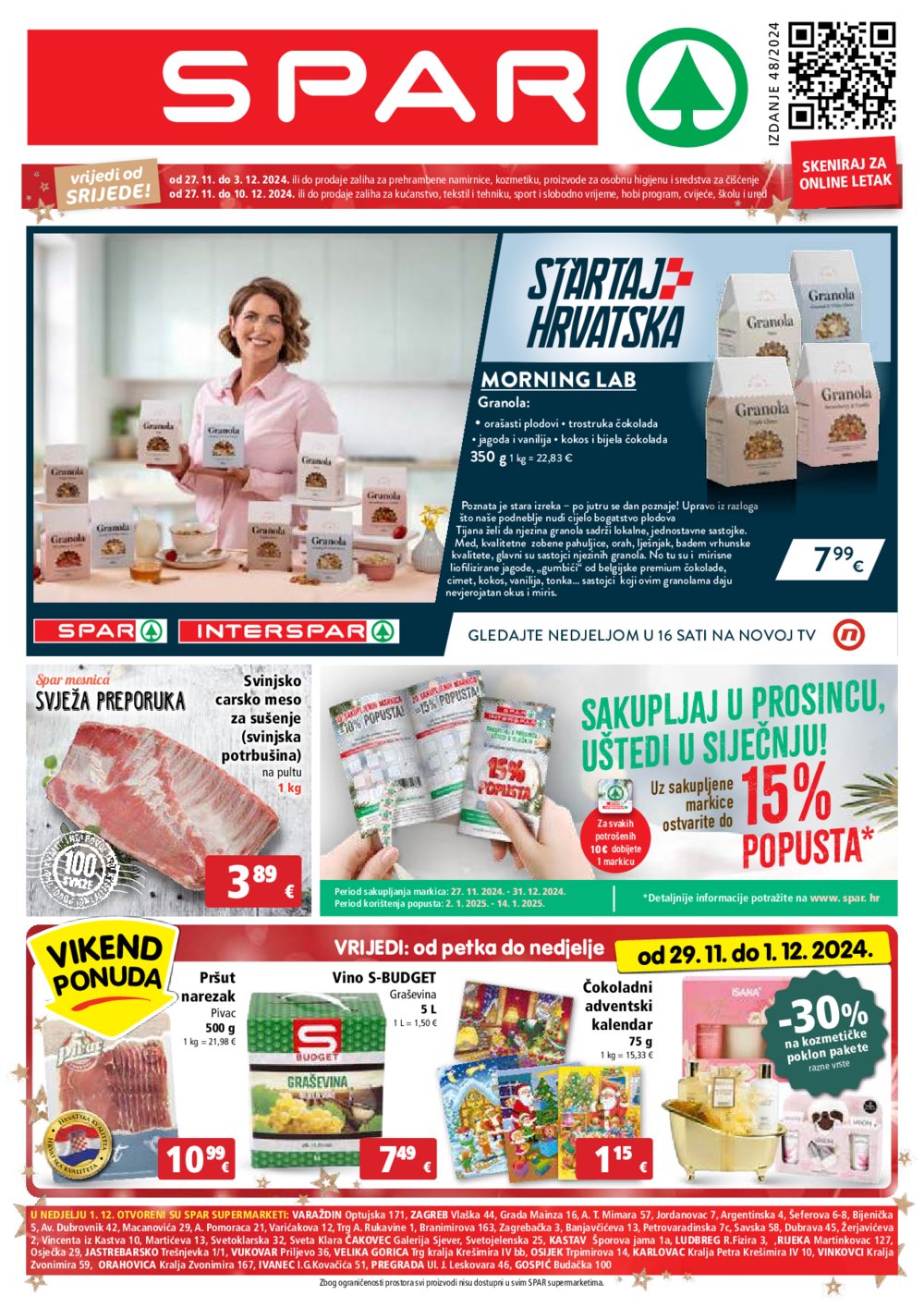 SPAR katalog Akcija 27.11.-03.12.2024.