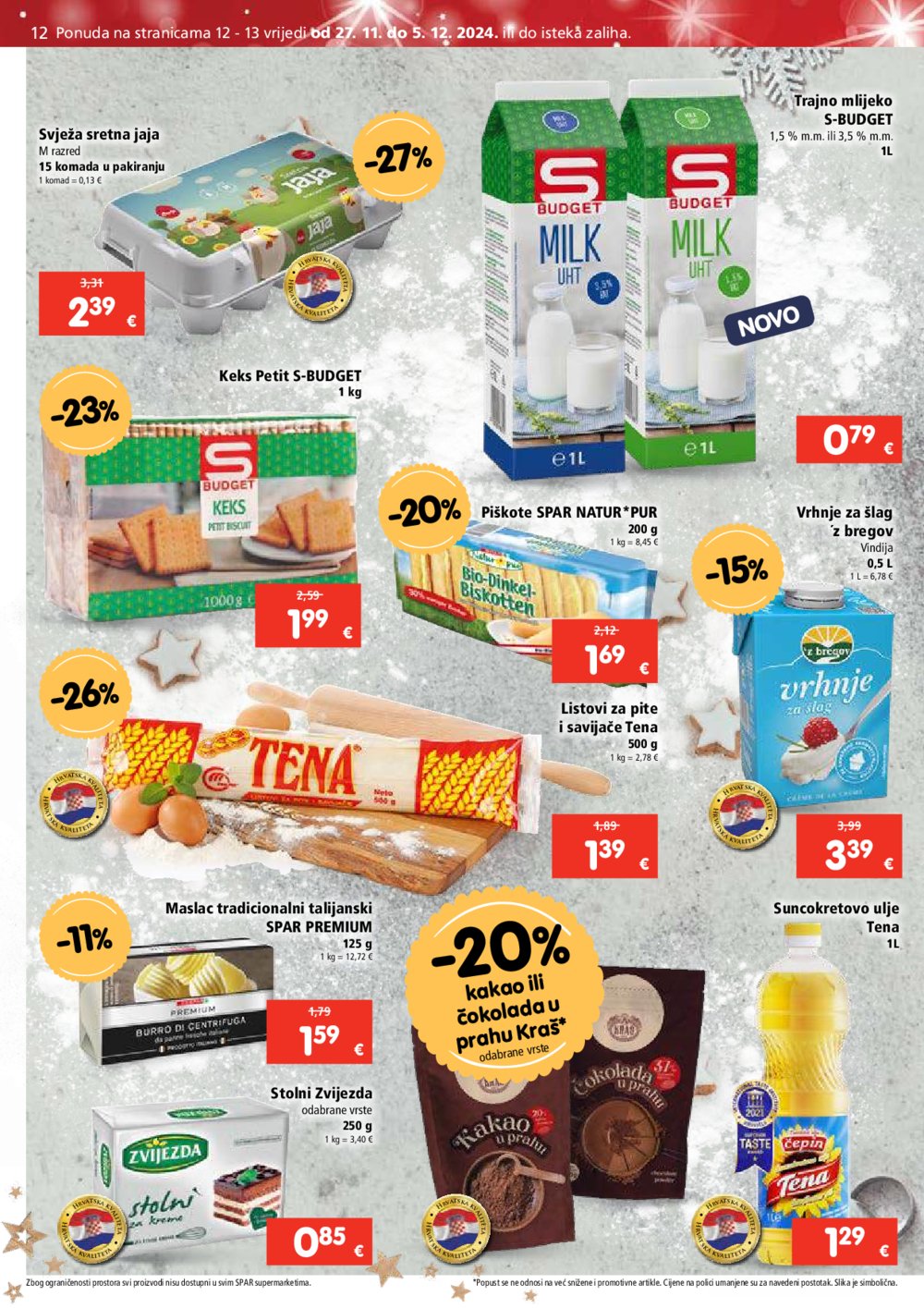 SPAR katalog Akcija 27.11.-03.12.2024.