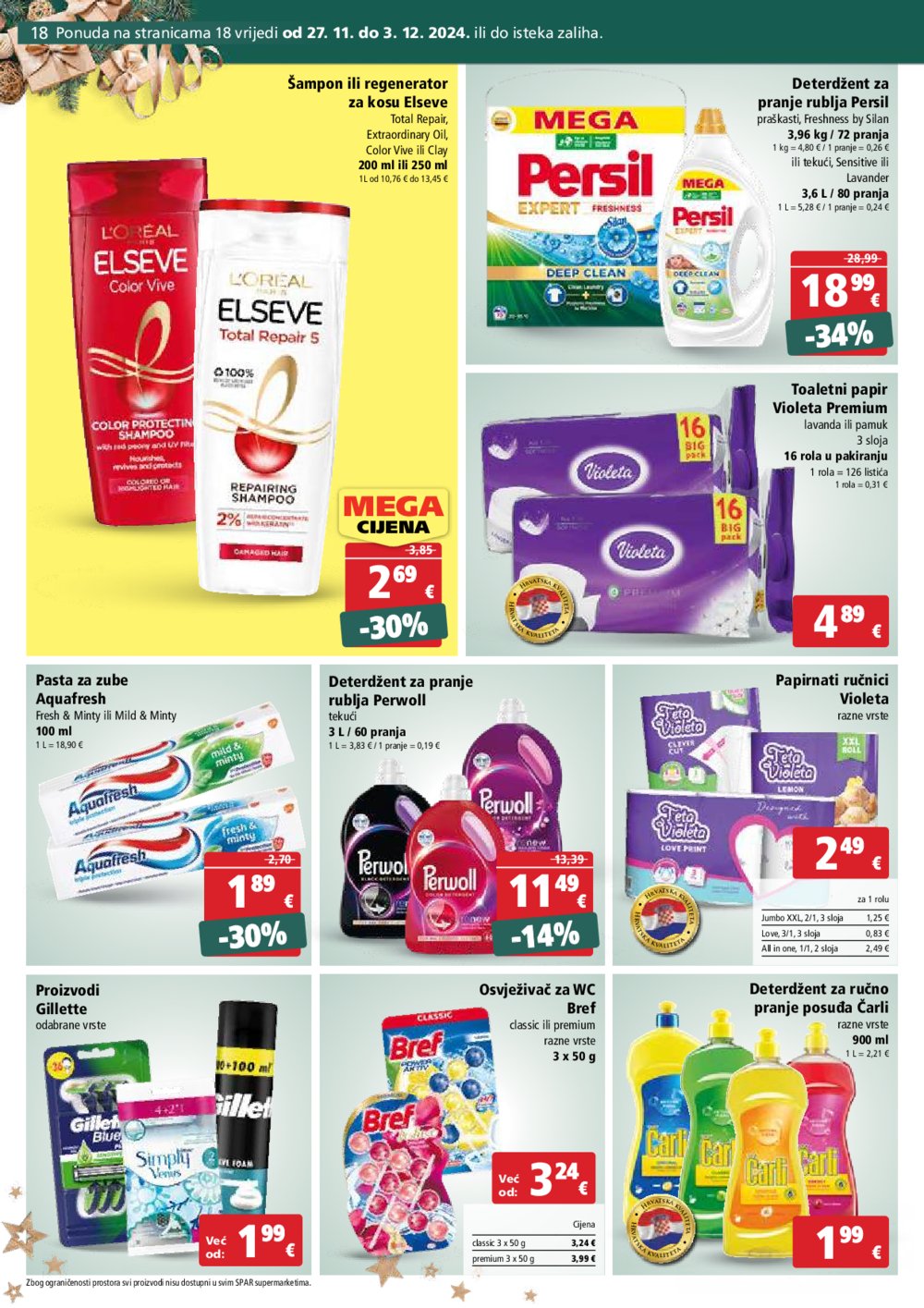 SPAR katalog Akcija 27.11.-03.12.2024.