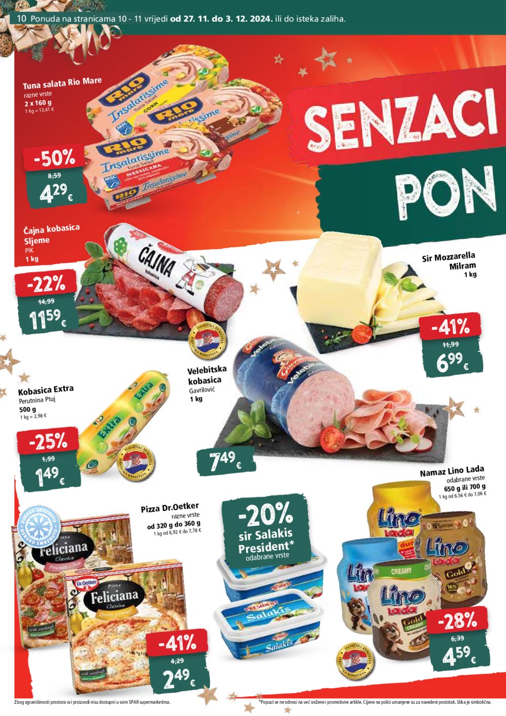 SPAR katalog Akcija 27.11.-03.12.2024.