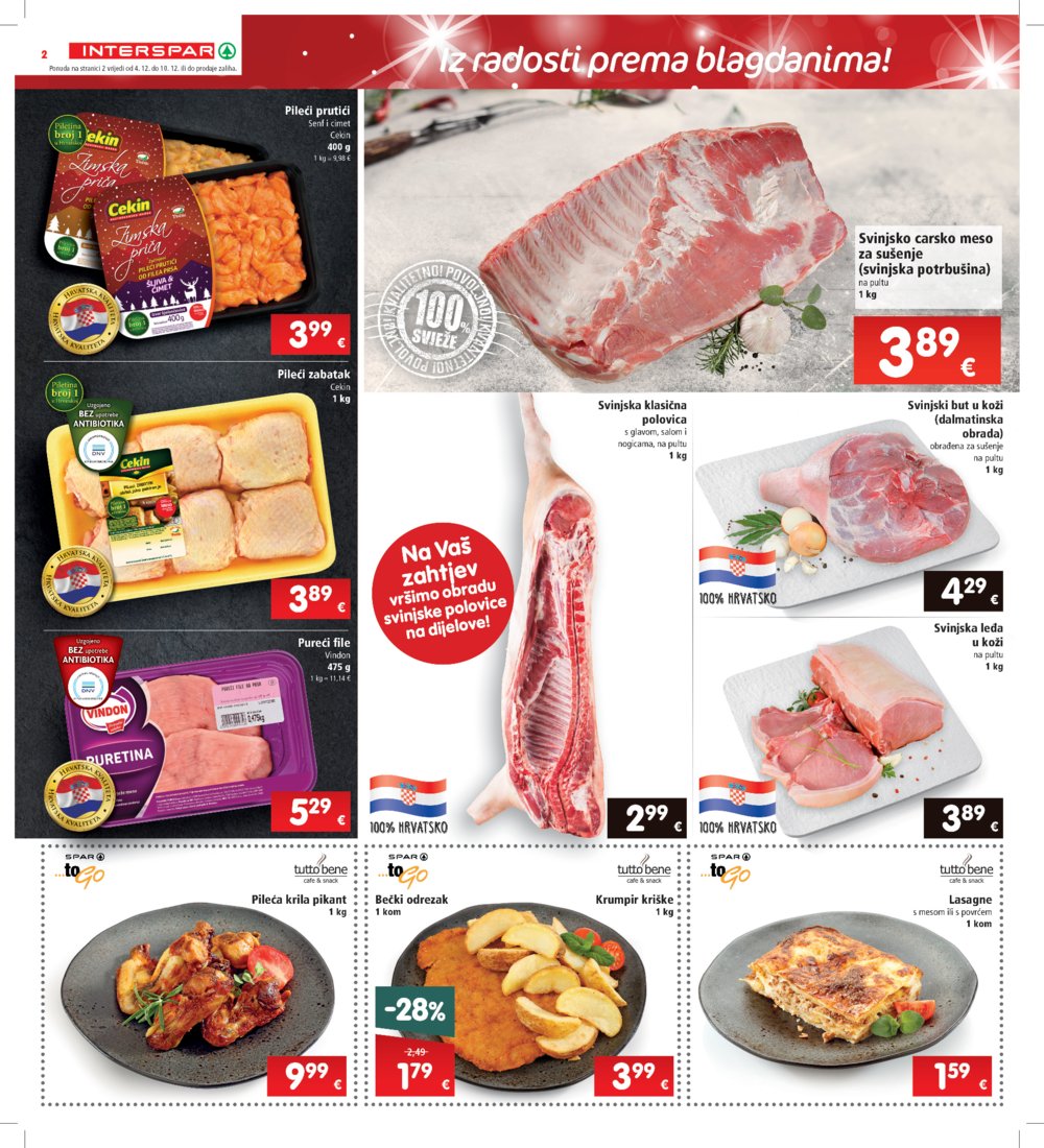 INTERSPAR katalog Akcija 04.12.-10.12.2024.