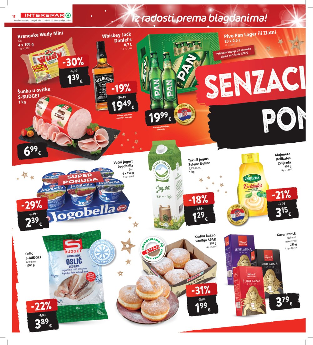 INTERSPAR katalog Akcija 04.12.-10.12.2024.