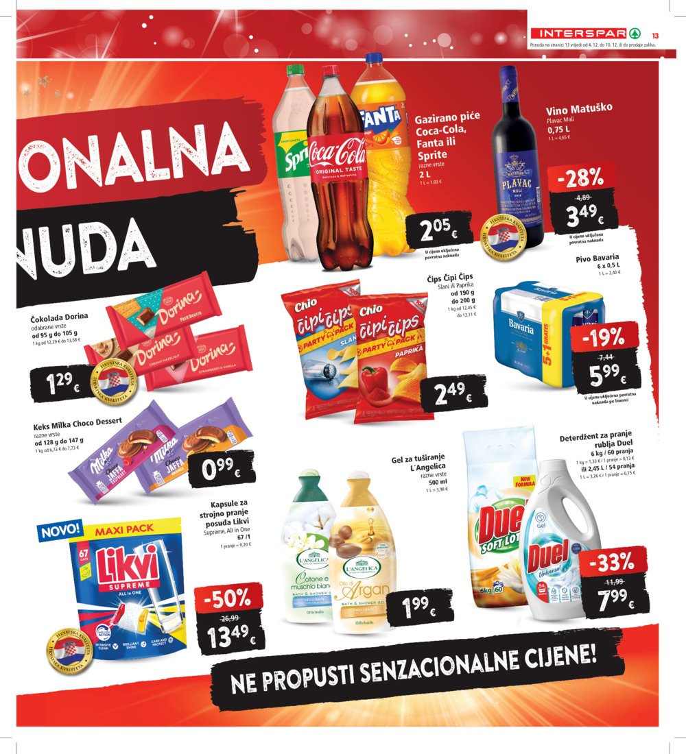 INTERSPAR katalog Akcija 04.12.-10.12.2024.