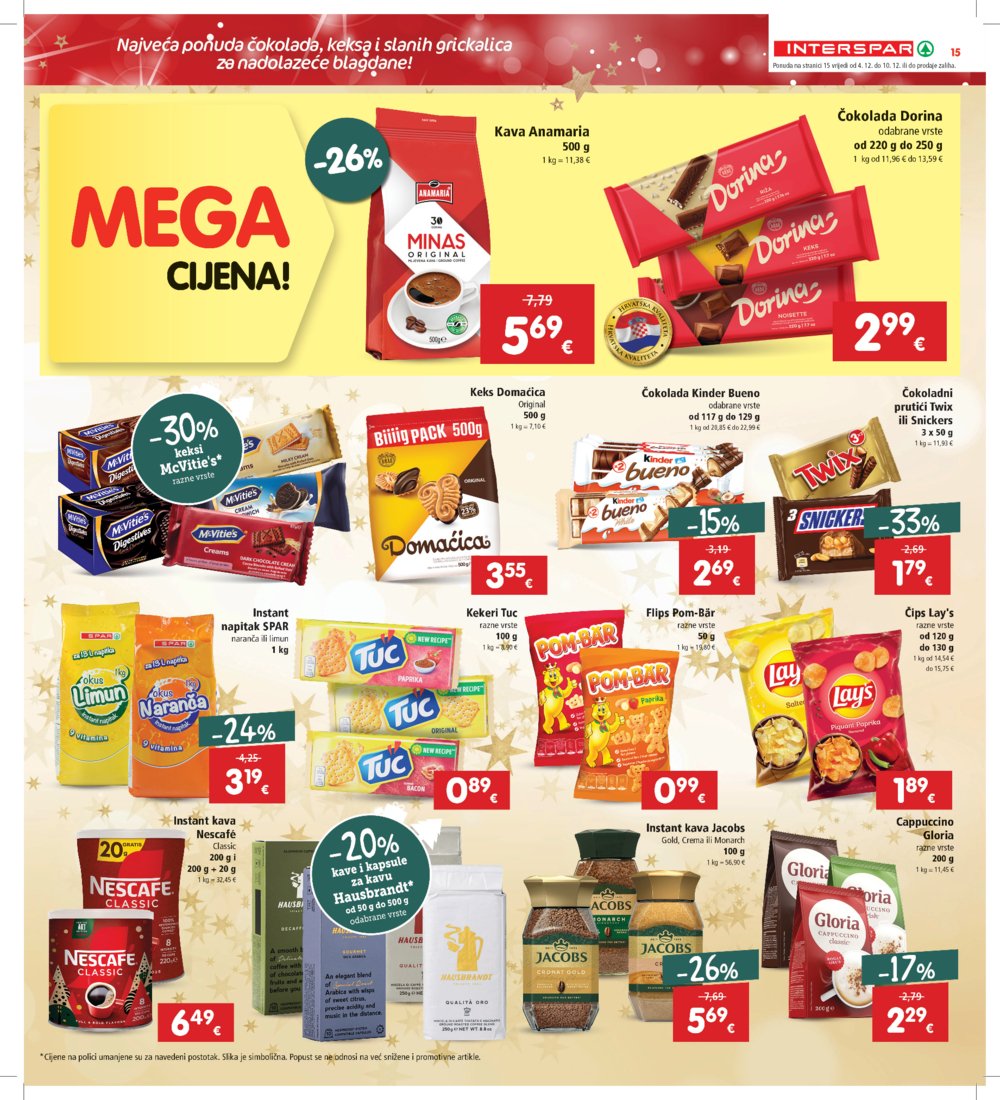 INTERSPAR katalog Akcija 04.12.-10.12.2024.