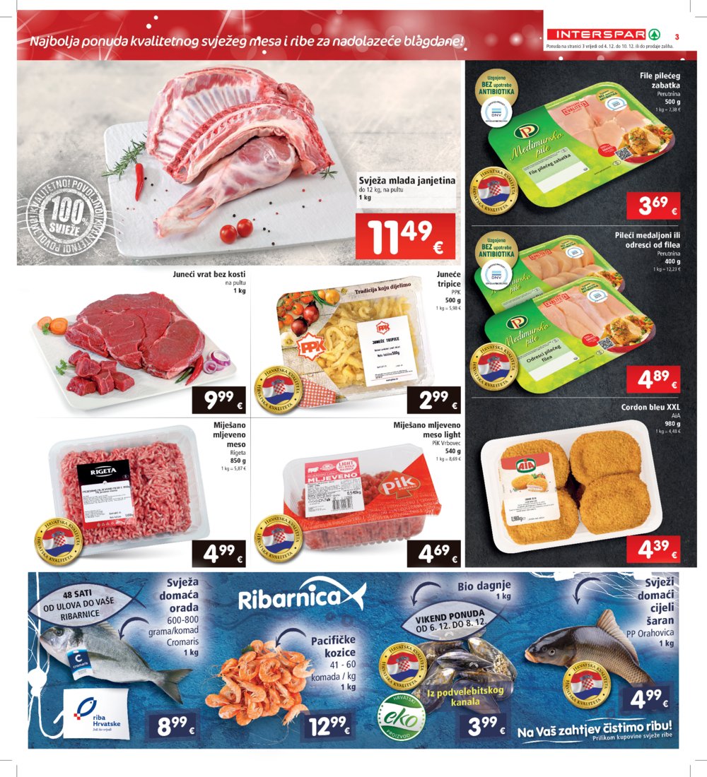 INTERSPAR katalog Akcija 04.12.-10.12.2024.