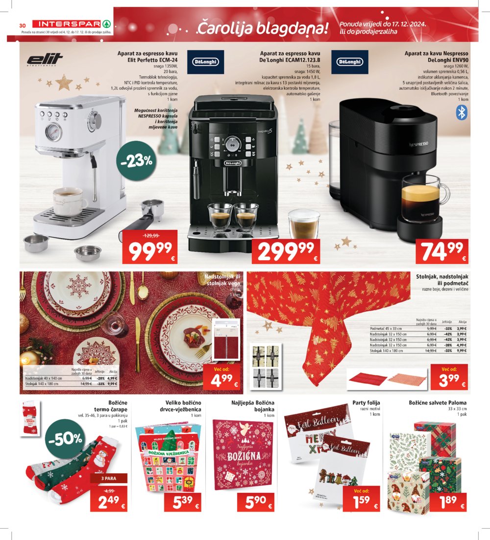 INTERSPAR katalog Akcija 04.12.-10.12.2024.