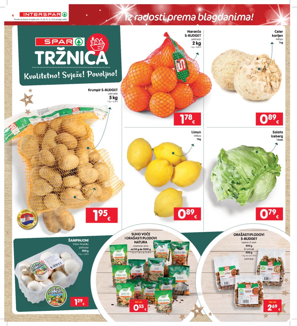 INTERSPAR katalog Akcija 04.12.-10.12.2024.