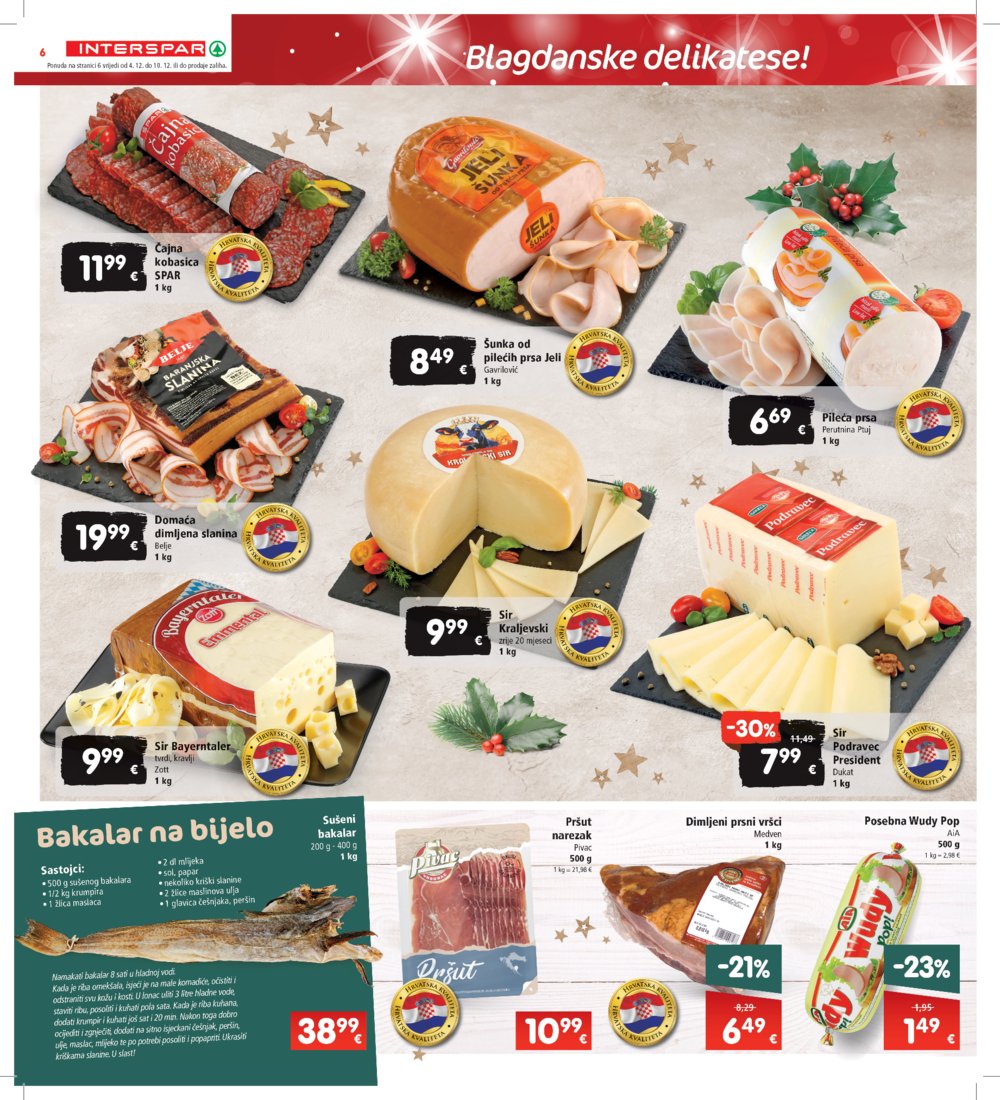 INTERSPAR katalog Akcija 04.12.-10.12.2024.