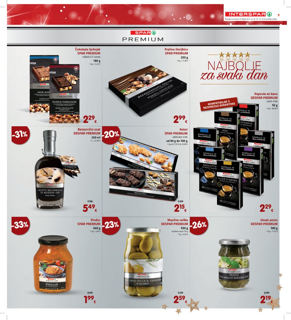 INTERSPAR katalog Akcija 04.12.-10.12.2024.