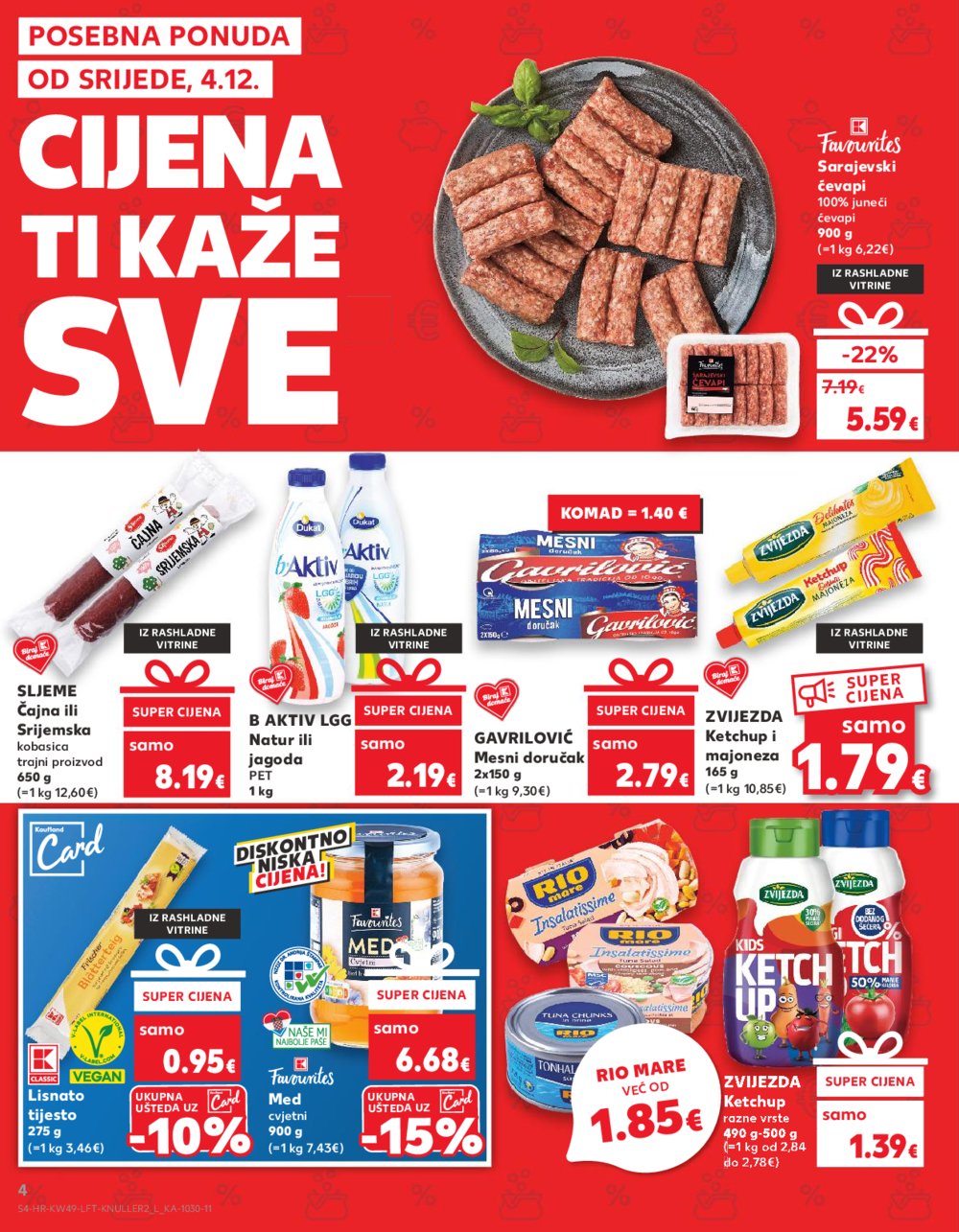 Kaufland katalog Akcija 04.11.-10.12.2024. Virovitica