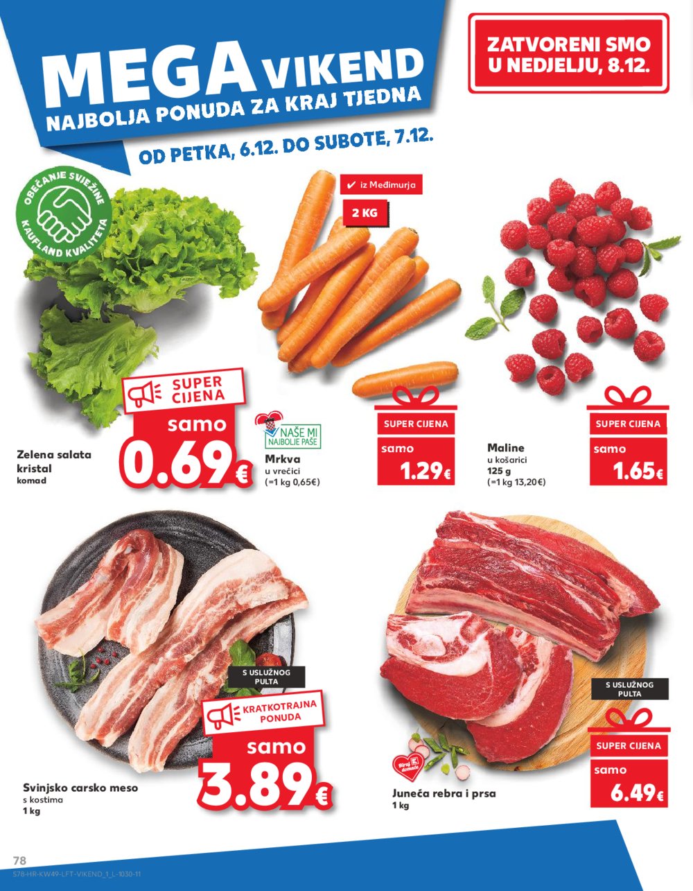 Kaufland katalog Akcija 04.11.-10.12.2024. Virovitica