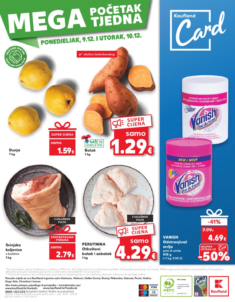 Kaufland katalog Akcija 04.12.-10.12.2024. Odabrane poslovnice