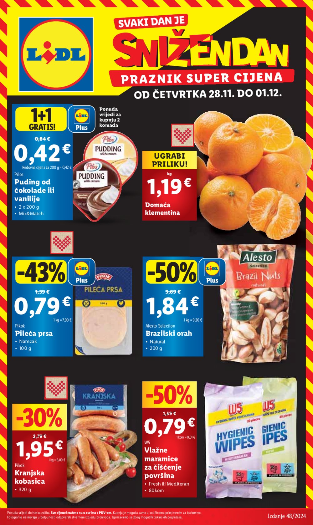 Lidl super ponuda od četvrtka 28.11.-01.12.2024.