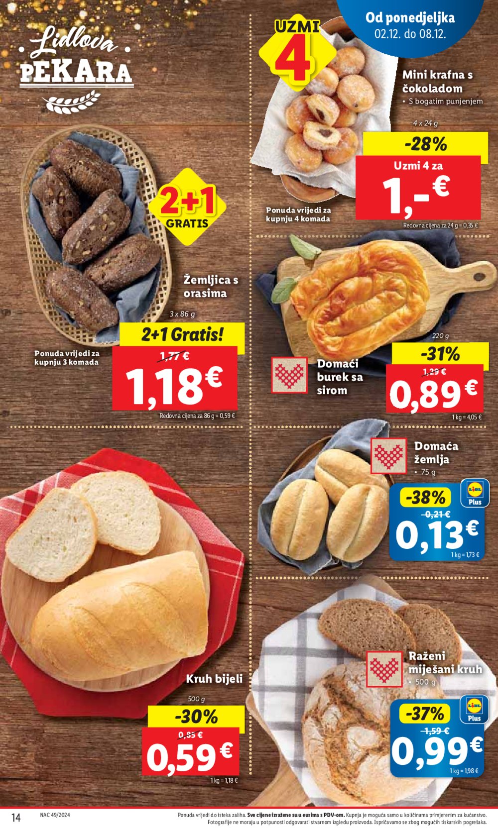 Lidl super ponuda od ponedjeljka 02.12.-08.12.2024.