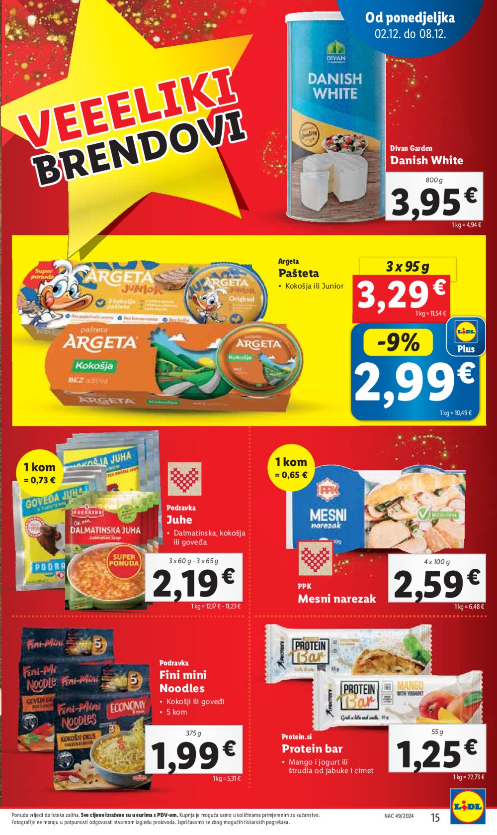 Lidl super ponuda od ponedjeljka 02.12.-08.12.2024.