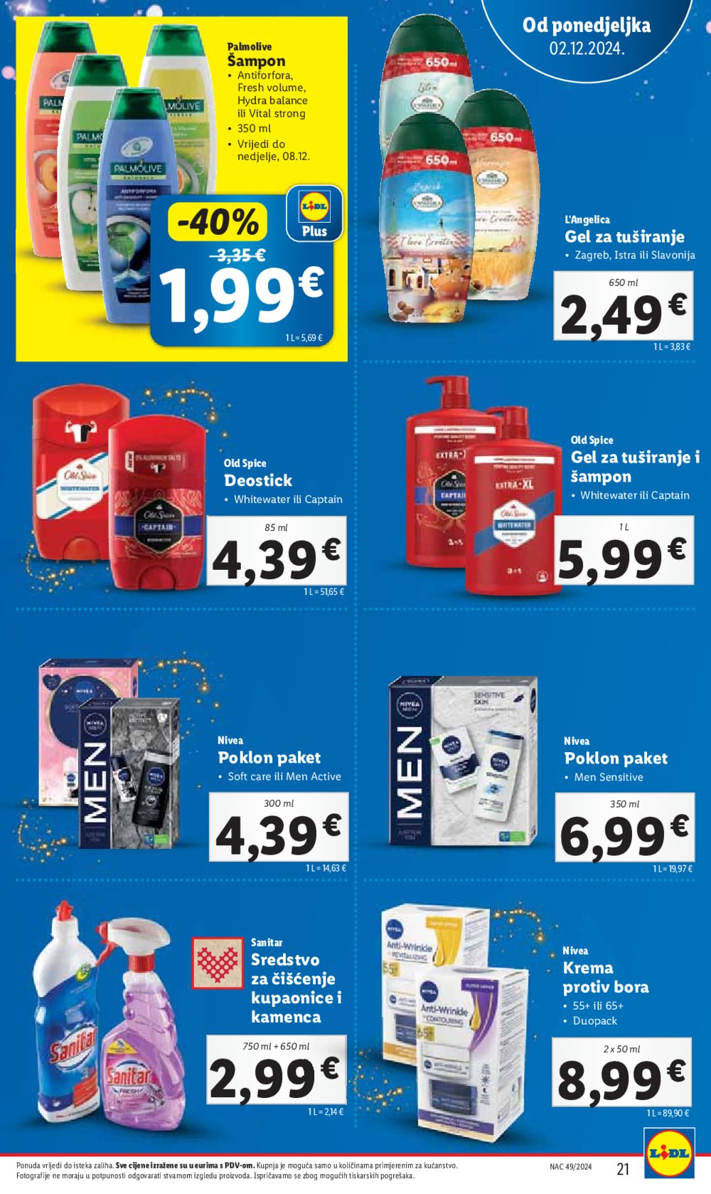 Lidl super ponuda od ponedjeljka 02.12.-08.12.2024.