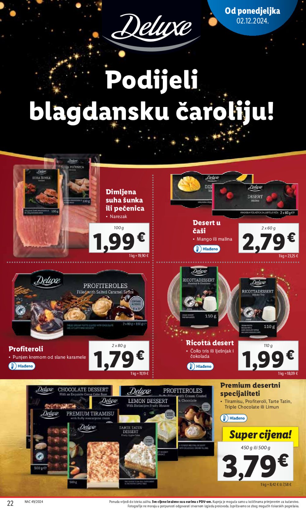 Lidl super ponuda od ponedjeljka 02.12.-08.12.2024.