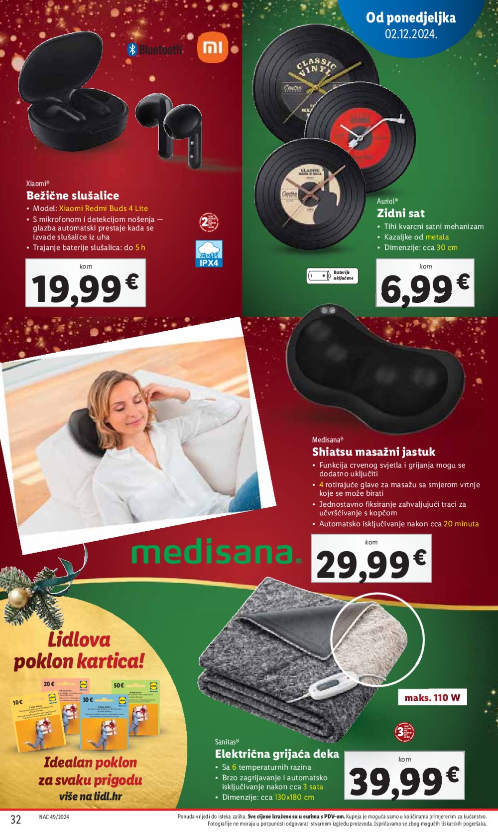 Lidl super ponuda od ponedjeljka 02.12.-08.12.2024.