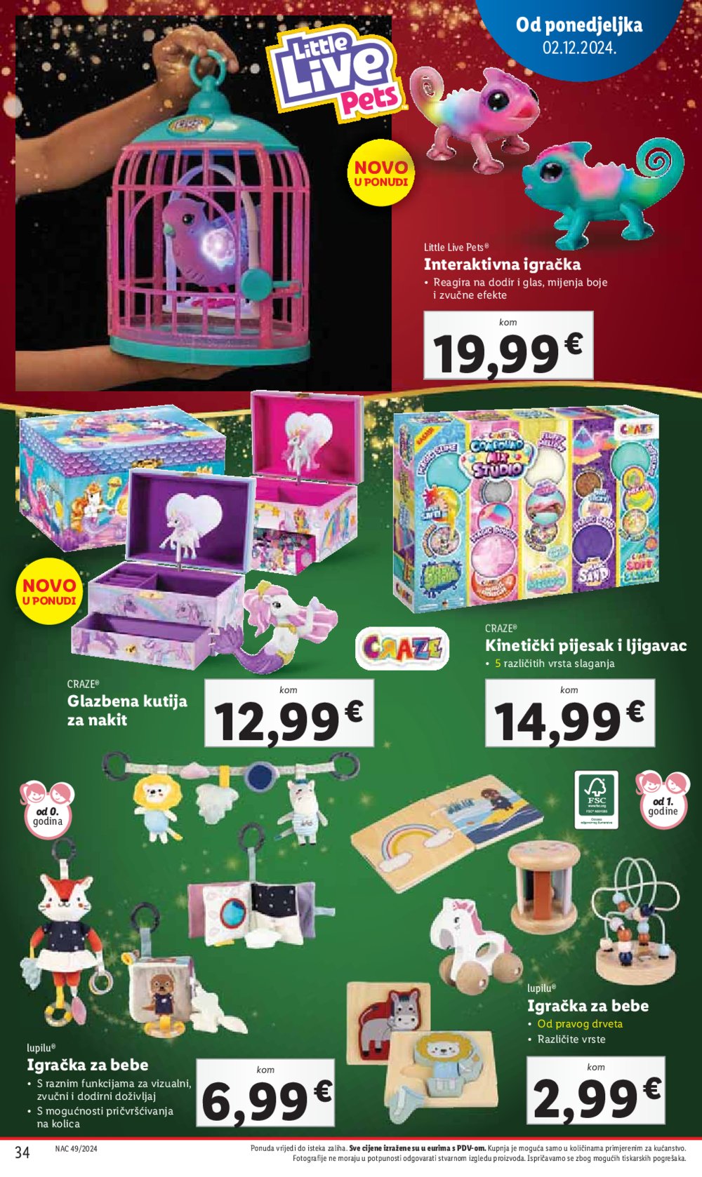 Lidl super ponuda od ponedjeljka 02.12.-08.12.2024.