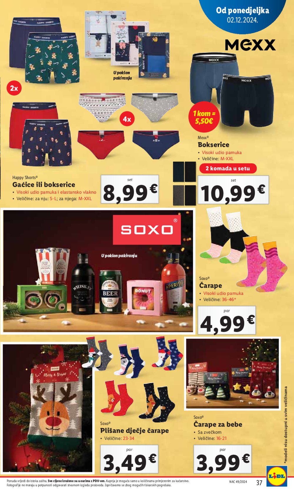 Lidl super ponuda od ponedjeljka 02.12.-08.12.2024.