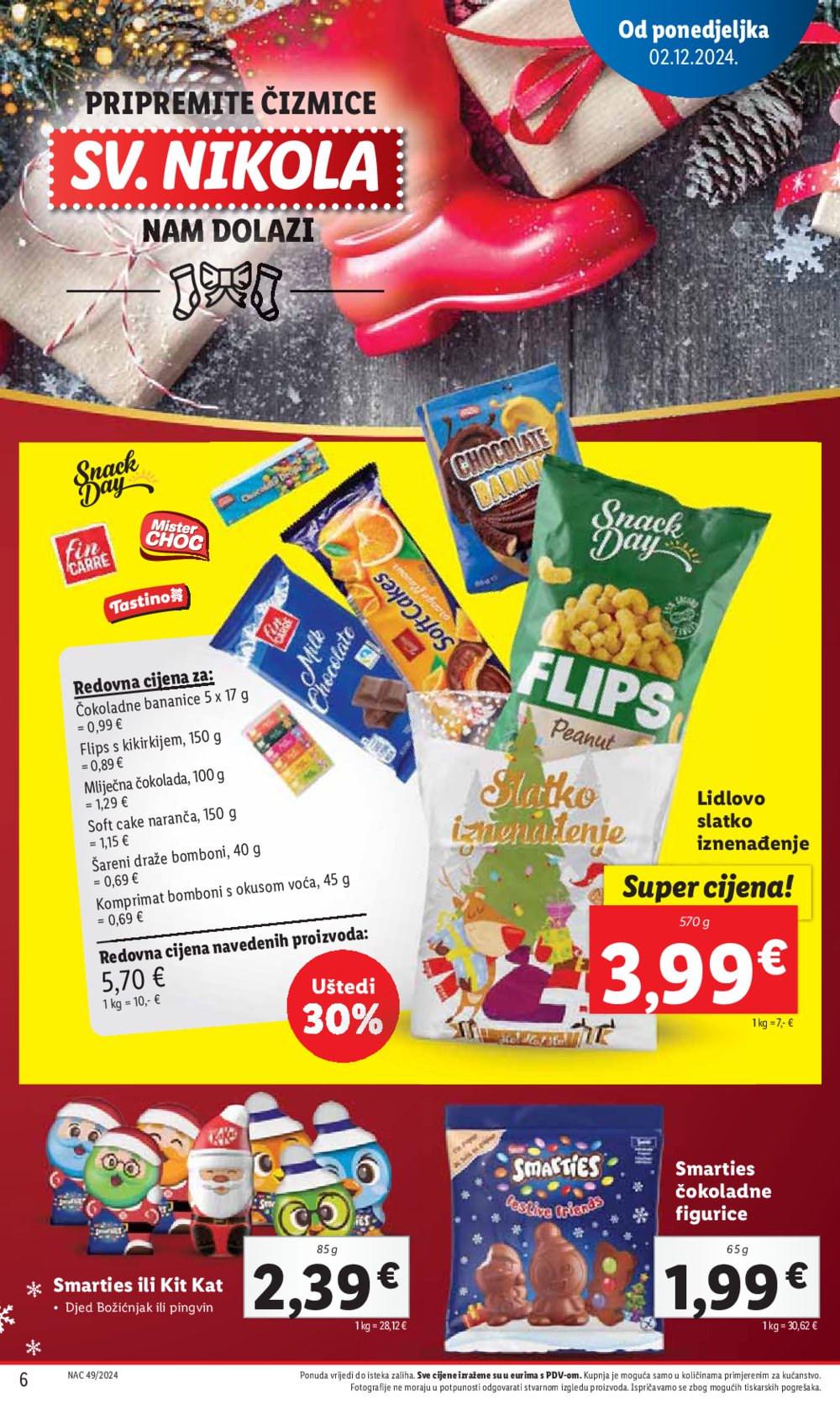 Lidl super ponuda od ponedjeljka 02.12.-08.12.2024.