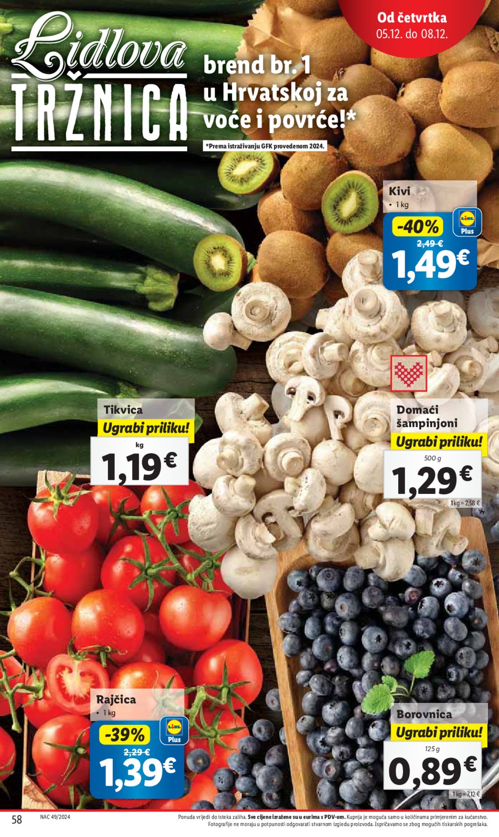 Lidl super ponuda od ponedjeljka 02.12.-08.12.2024.