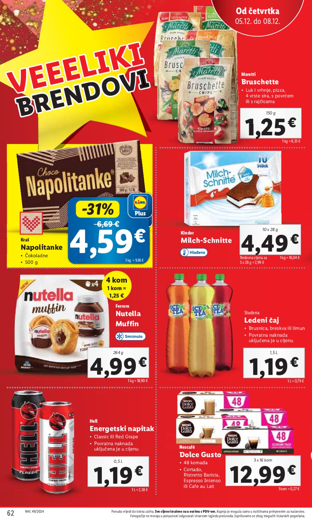 Lidl super ponuda od ponedjeljka 02.12.-08.12.2024.