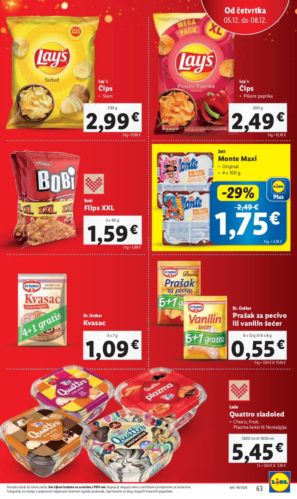 Lidl super ponuda od ponedjeljka 02.12.-08.12.2024.