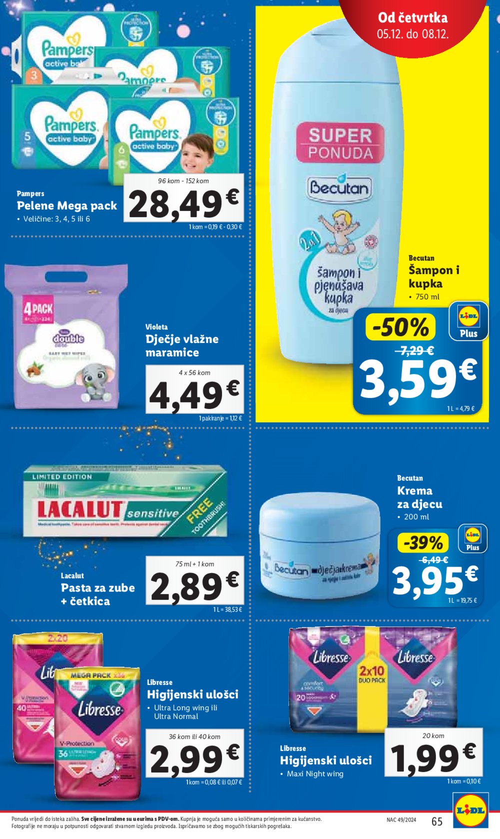 Lidl super ponuda od ponedjeljka 02.12.-08.12.2024.