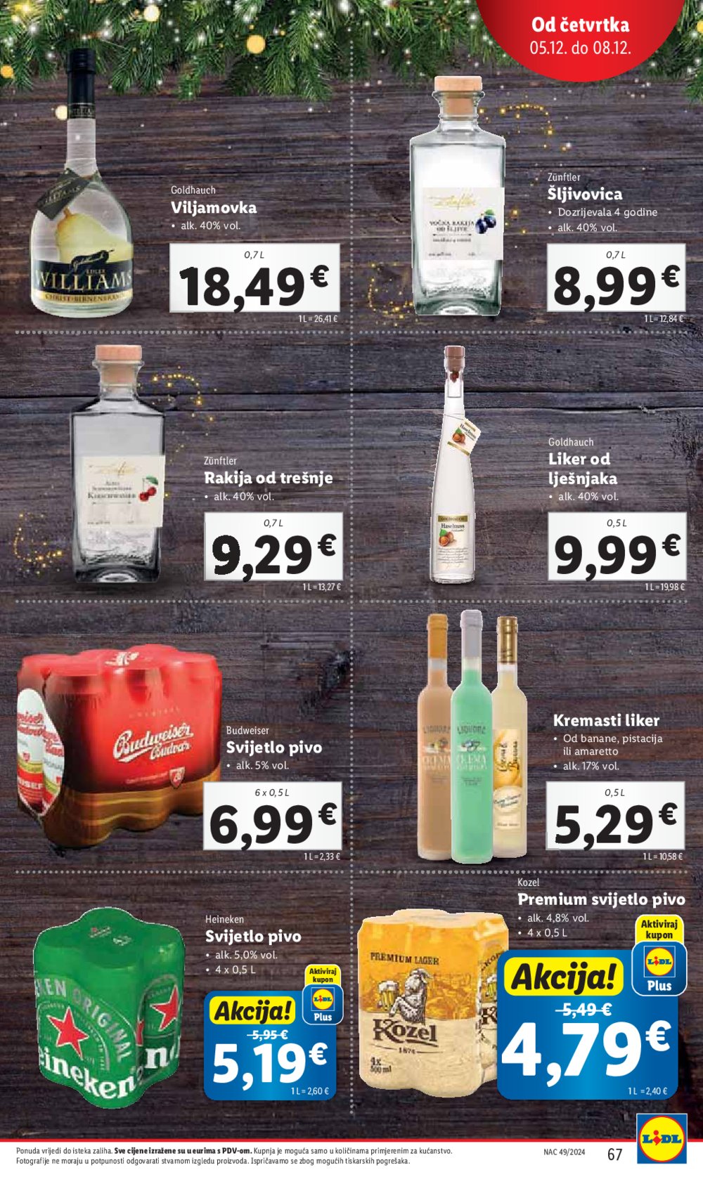 Lidl super ponuda od ponedjeljka 02.12.-08.12.2024.