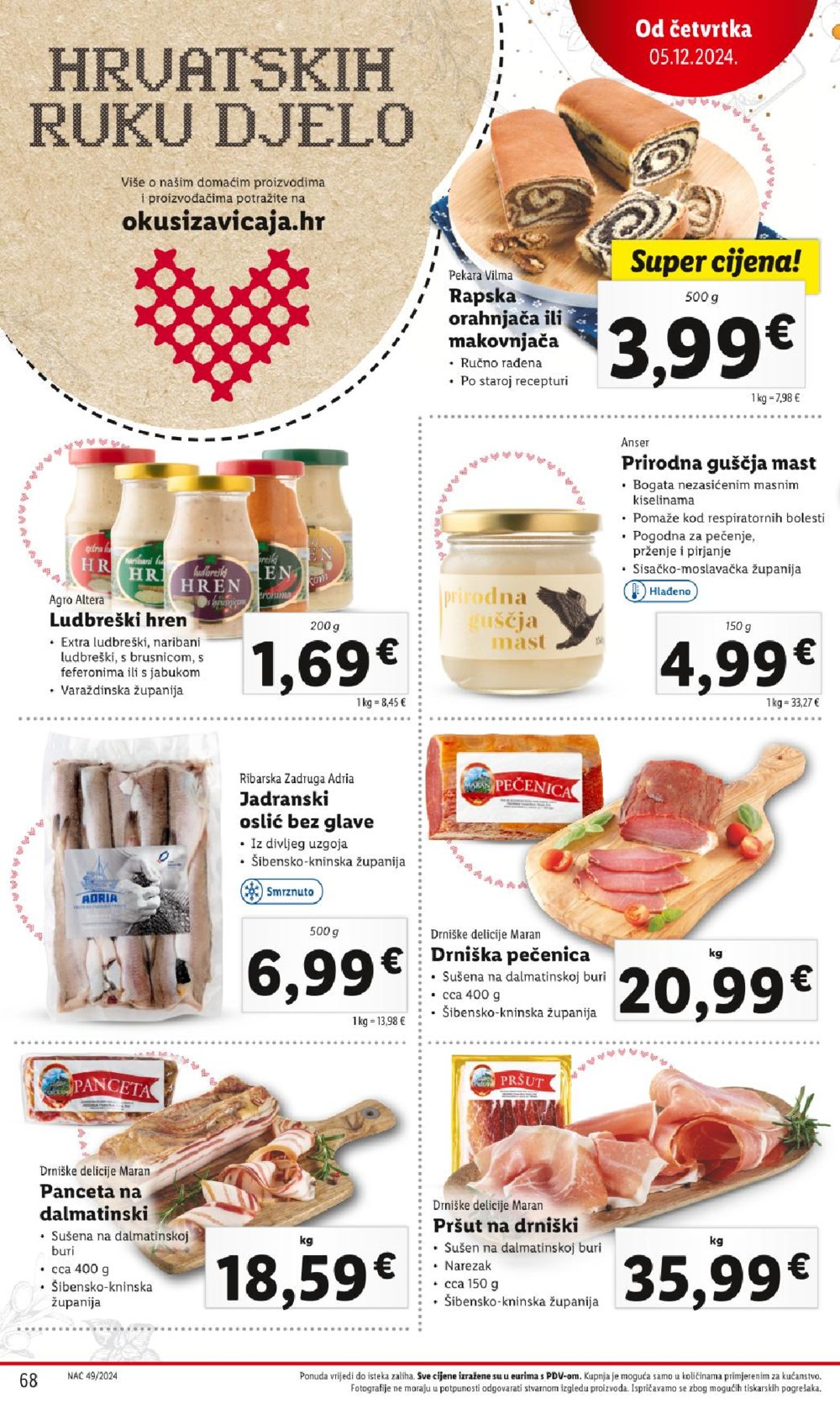 Lidl super ponuda od ponedjeljka 02.12.-08.12.2024.