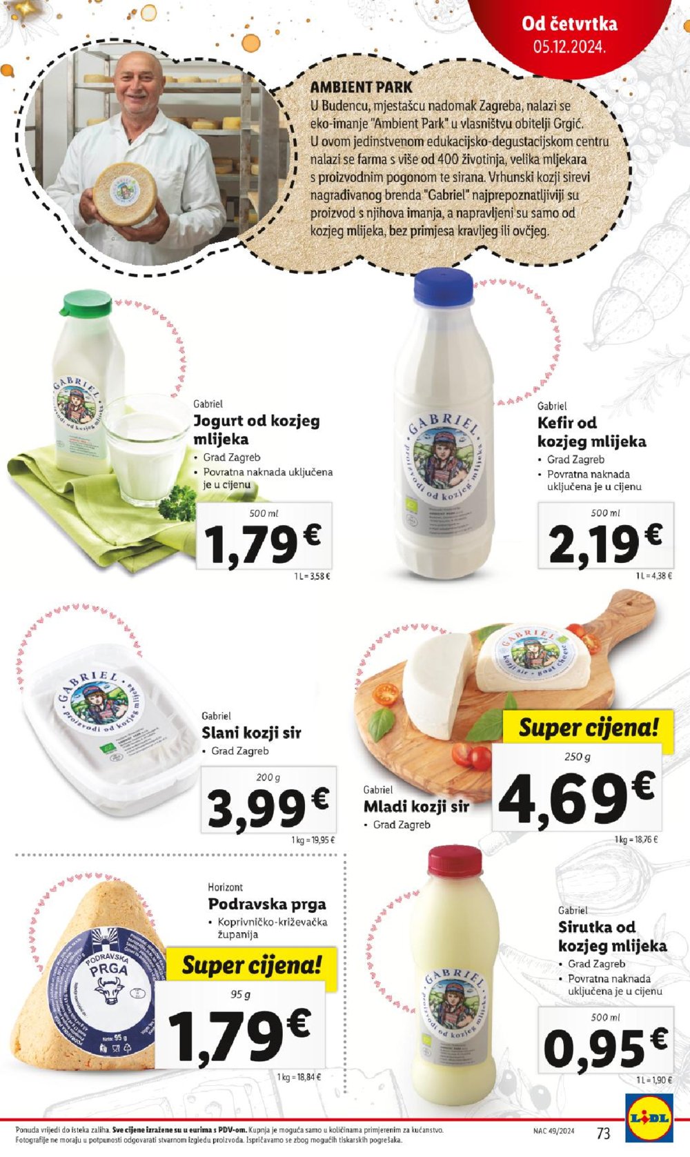 Lidl super ponuda od ponedjeljka 02.12.-08.12.2024.