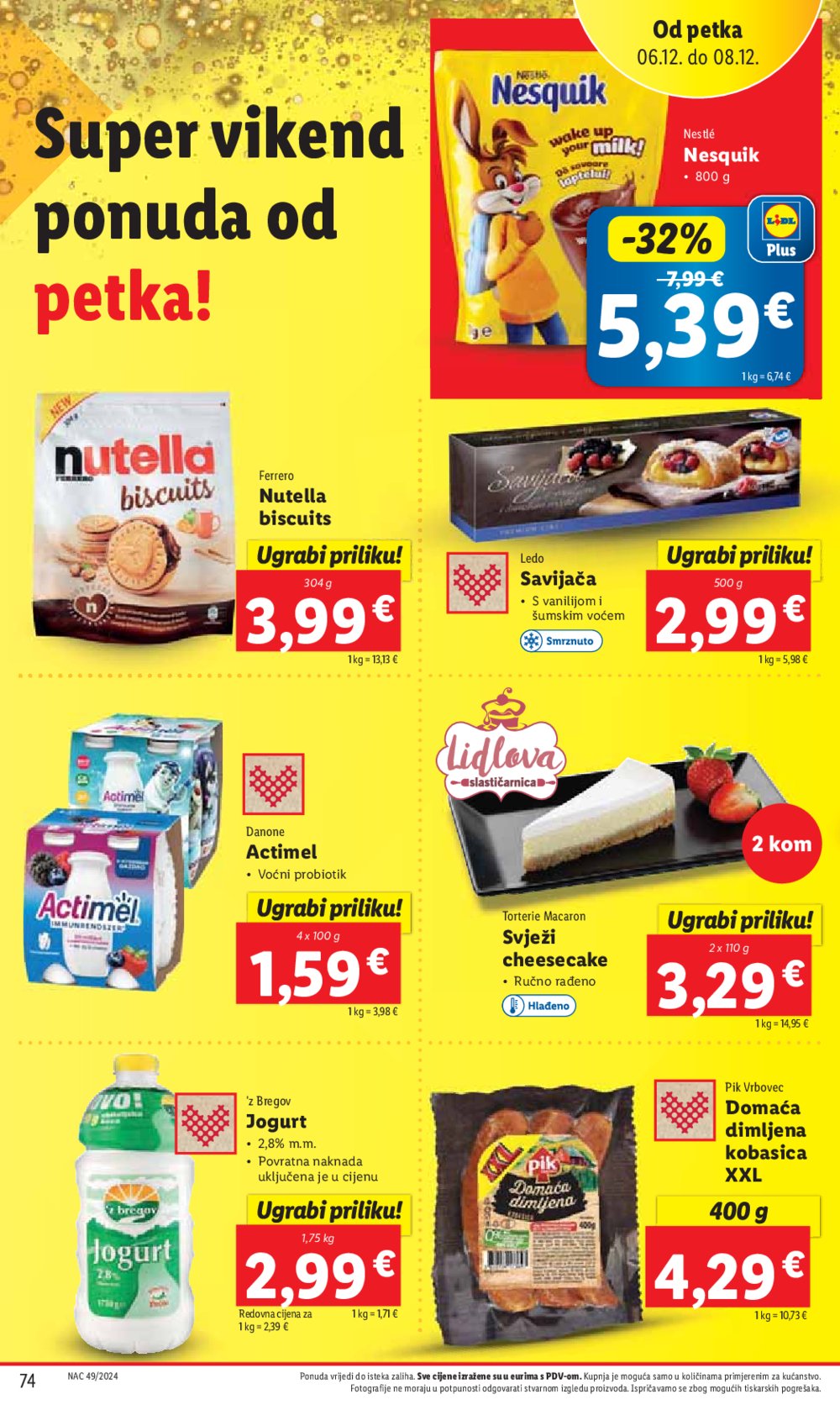 Lidl super ponuda od ponedjeljka 02.12.-08.12.2024.