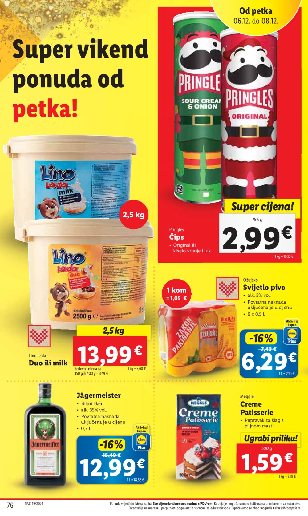 Lidl super ponuda od ponedjeljka 02.12.-08.12.2024.