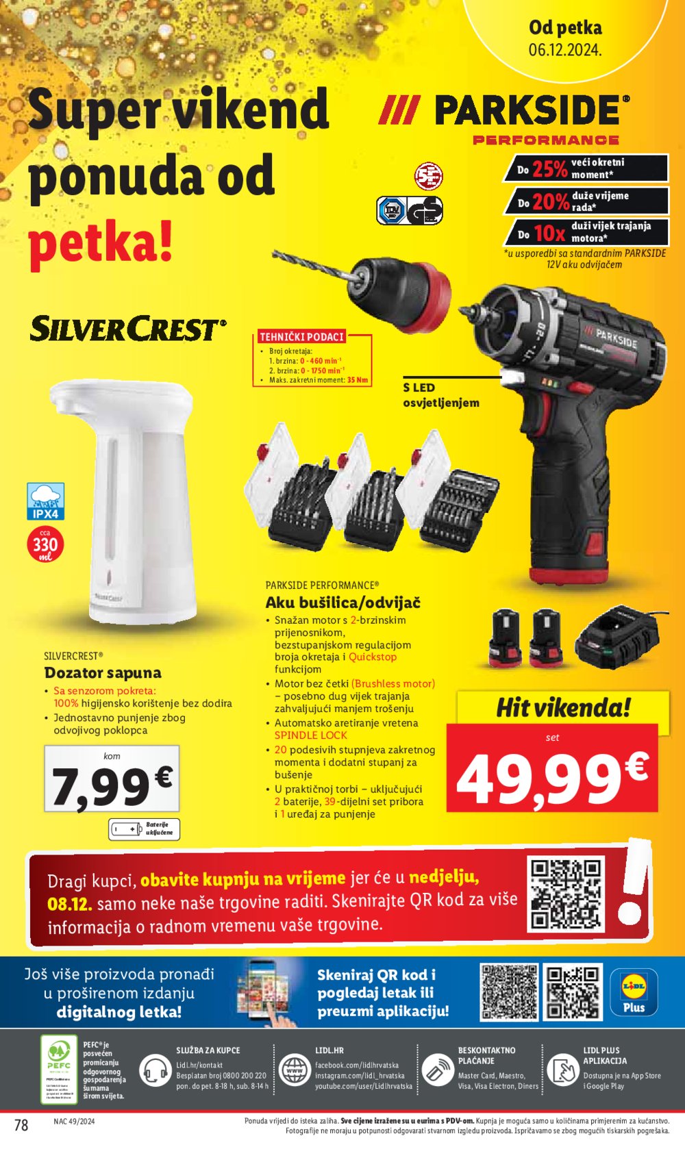 Lidl super ponuda od ponedjeljka 02.12.-08.12.2024.