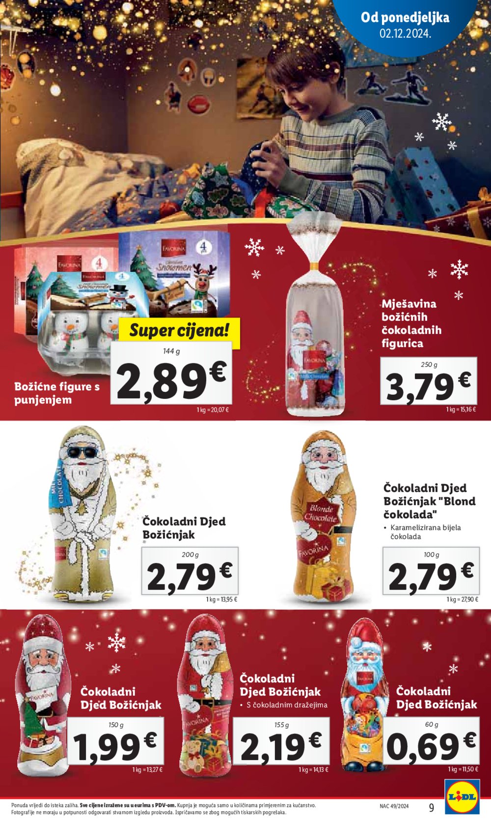 Lidl super ponuda od ponedjeljka 02.12.-08.12.2024.