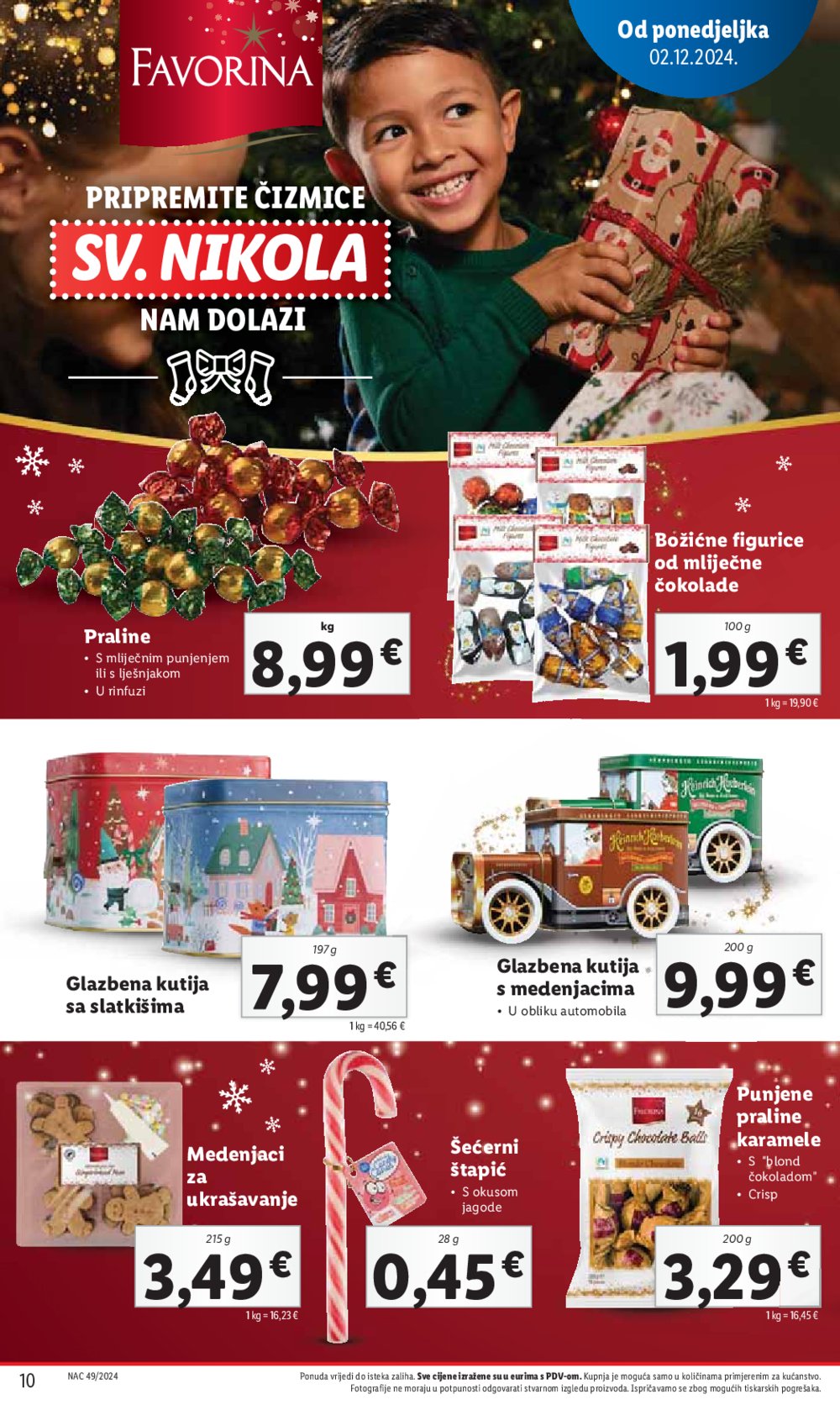 Lidl super ponuda od ponedjeljka 02.12.-08.12.2024.