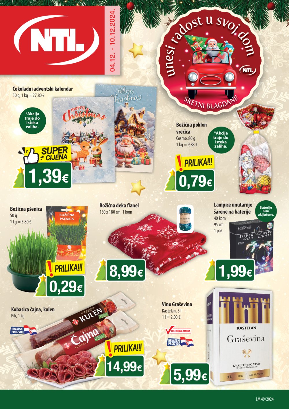 NTL Katalog Akcija 04.12.-10.12.2024. Sjever