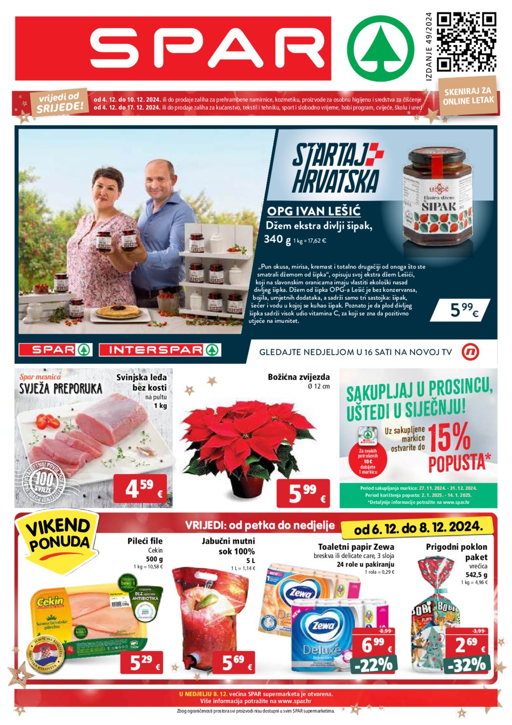 SPAR katalog Akcija 04.12.-10.12.2024.