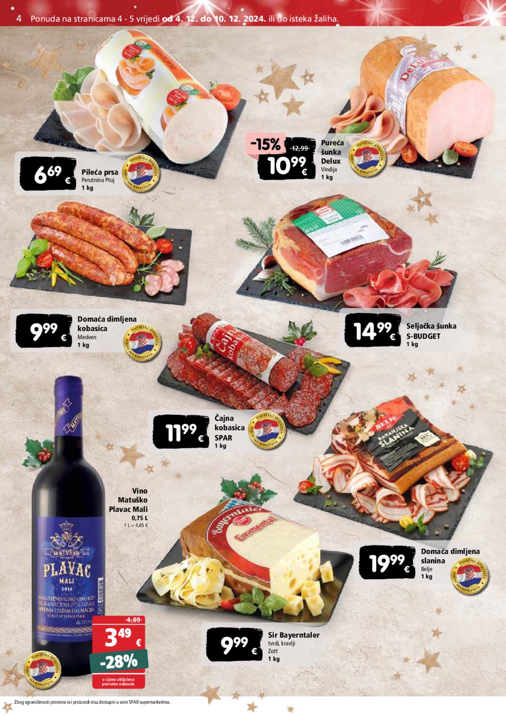 SPAR katalog Akcija 04.12.-10.12.2024.