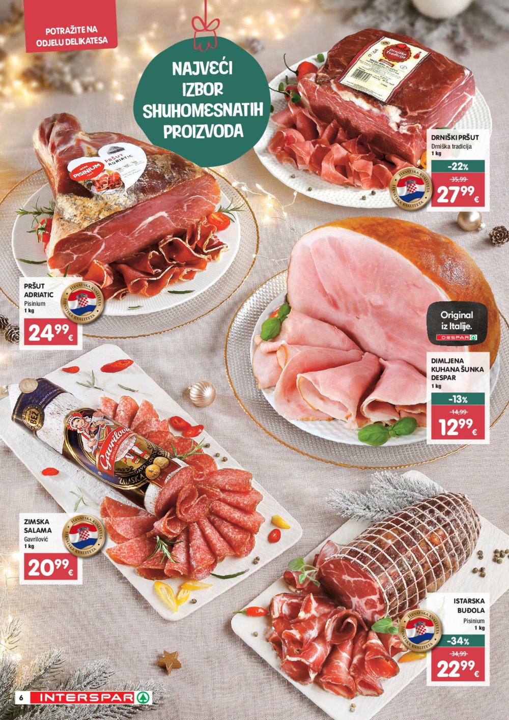 Interspar katalog Delicije 28.11.-31.12.2024.