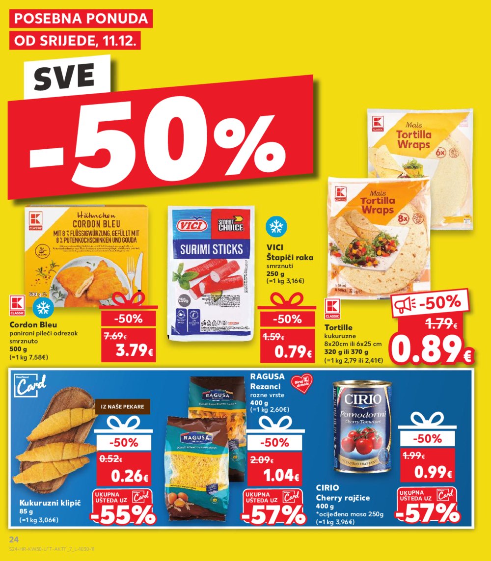 Kaufland katalog Akcija 11.12.-17.12.2024. Karlovac i Vinkovci