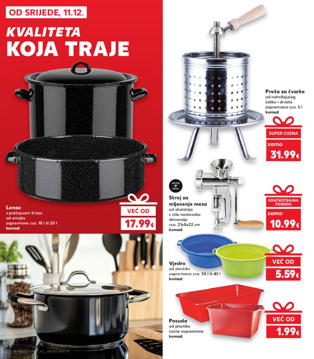 Kaufland katalog Akcija 11.12.-17.12.2024. Karlovac i Vinkovci