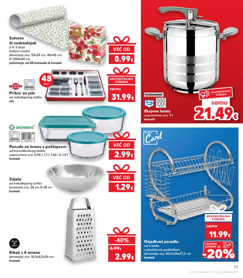 Kaufland katalog Akcija 11.12.-17.12.2024. Odabrane poslovnice