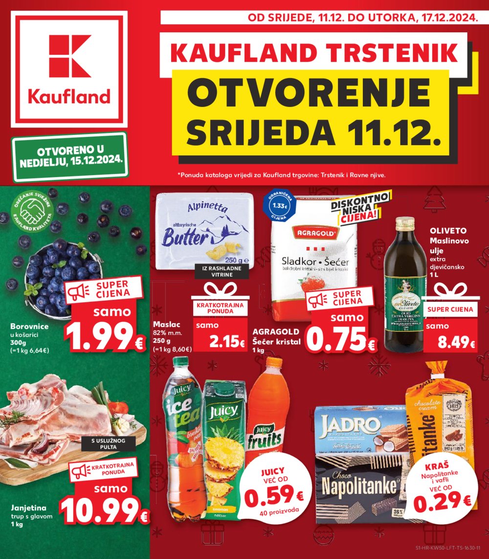 Kaufland katalog Akcija 11.12.-17.12.2024. Split Trstenik i Ravne Njive