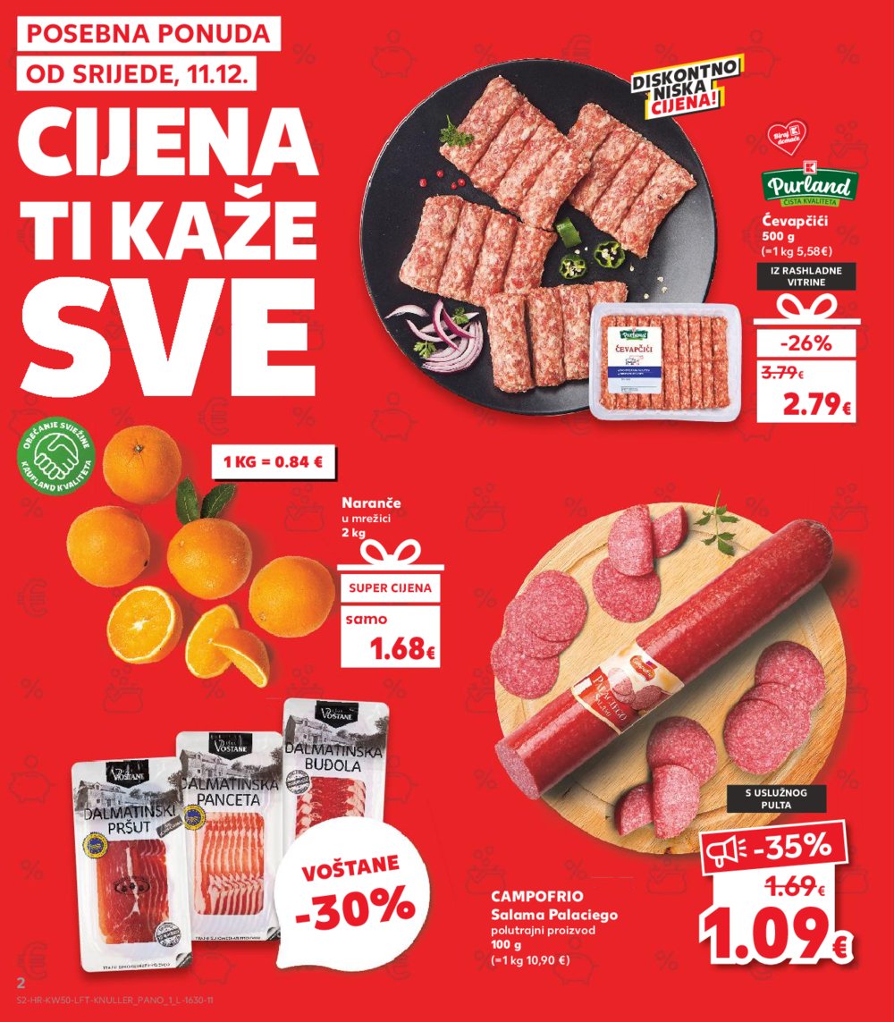 Kaufland katalog Akcija 11.12.-17.12.2024. Split Trstenik i Ravne Njive