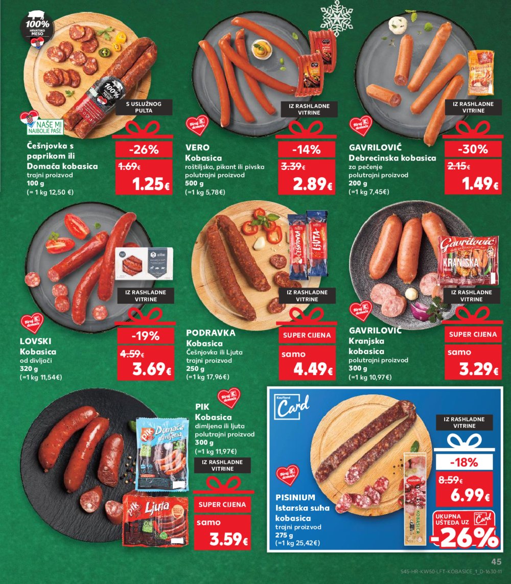 Kaufland katalog Akcija 11.12.-17.12.2024. Split Trstenik i Ravne Njive