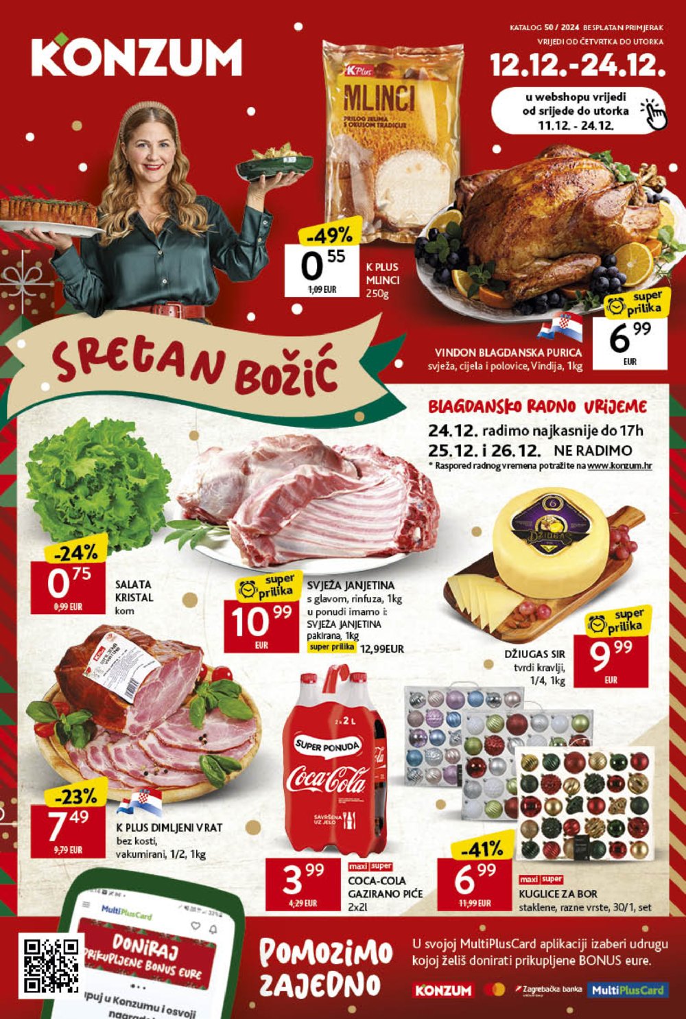 Konzum katalog Akcija 12.12.-24.12.2024.