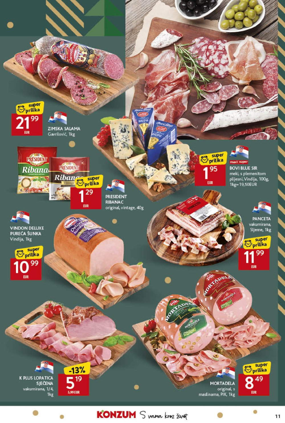 Konzum katalog Akcija 12.12.-24.12.2024.